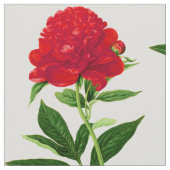 Vintage botanische Printwerbung, große rote Peeste Stoff (Nahaufnahme)