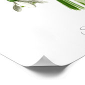 Vintage Botanische Printwerbung - Schneeflocken Poster (Ecke)