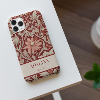 Vintage botanische Rentengeschenke für Mama Rot Case-Mate iPhone 14 Hülle