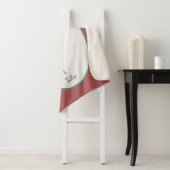 Vintage Botanische Rote Tulip Blume Cameo Sherpadecke (Beispiel)