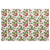 Vintage Botanische Rotkirschen Stoff (Fat Quarter (45,7 x 55,9 cm))