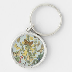 Vintage botanische Schmetterlinge...Schlüsselanhän Schlüsselanhänger