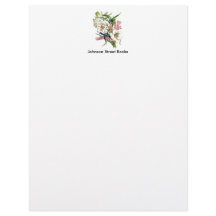 Vintage botanische Seite