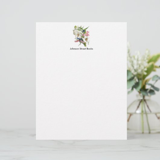 Vintage botanische Seite (Stehend Vorderseite)