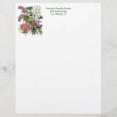 Vintage botanische Seite (Vorderseite)