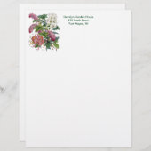 Vintage botanische Seite (Vorne/Hinten)