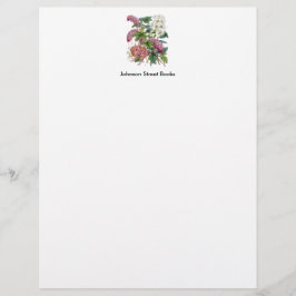 Vintage botanische Seite