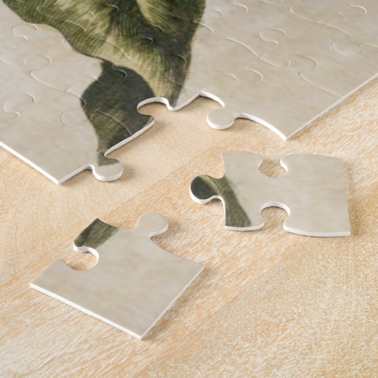 Vintage botanische Sonnenblume Puzzle (Seite)