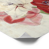 Vintage botanische Sorten Gladiolus Poster (Ecke)