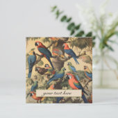 Vintage botanische Szenendarstellungen anpassbar (Stehend Vorderseite)