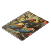 Vintage botanische Szenendarstellungen anpassbar Notizblock (Linke Seite)