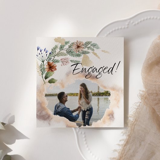 Vintage botanische Tiny Floral Hinzufügen Foto-Ver