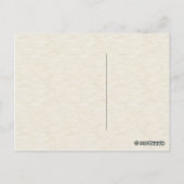 Vintage botanische Tulips-Illustration Postkarte (Rückseite)