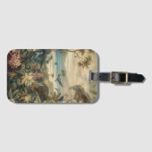 Vintage botanische Vogelarten Blume im Paradies Gepäckanhänger (Vorderseite (Horizontal))