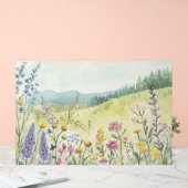 Vintage botanische Wanddekoration Acrylschild (Hochzeit)