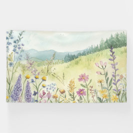 Vintage botanische Wanddekoration Banner