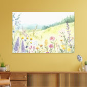 Vintage botanische Wanddekoration Leinwanddruck (Insitu (Wohnzimmer))