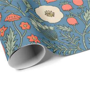 Vintage Botanische Wildblume Geschenkpapier