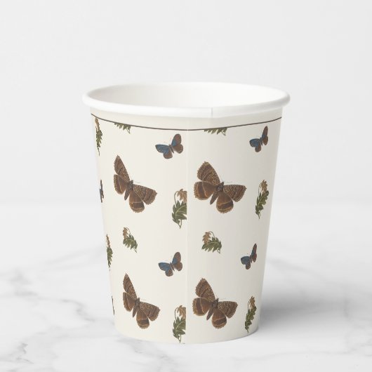Vintage Botanische Woodland-Kinderdusche Pappbecher (Rechts)
