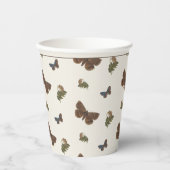 Vintage Botanische Woodland-Kinderdusche Pappbecher (Vorderseite)