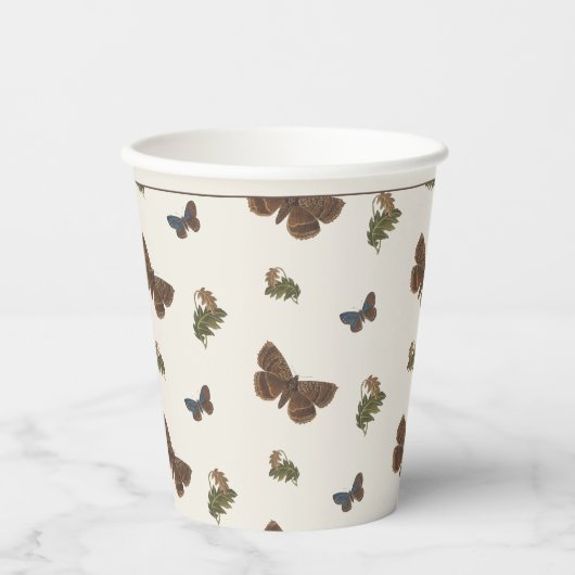 Vintage Botanische Woodland-Kinderdusche Pappbecher (Vorderseite)