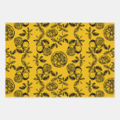 Vintage botanische Zitrusfrucht Geschenkpapier Set (Vorderseite)