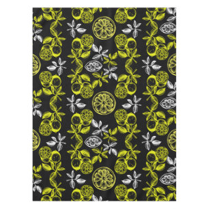Vintage botanische Zitruspresse Tischdecke