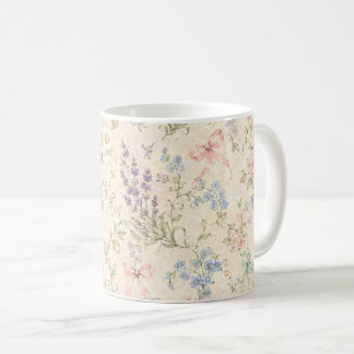 Vintage-Botanischer-Blumen-Cottagecore-Garten Kaffeetasse