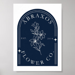 Vintage Botanischer Bogen Abraxos Druck Poster