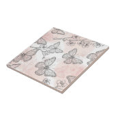 Vintage-Botanischer-Schmetterling-Toile-Muster (6) Fliese (Seite)