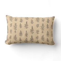 Vintage Botanisches Kräutermuster – Neutrale Flora