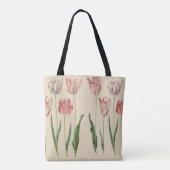 Vintage-Botanisches Monogramm Tasche (Rückseite)
