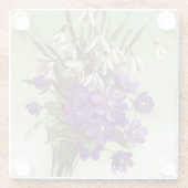 Vintage, bouquet of spring flowers, including snow glasuntersetzer (Rückseite)