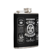 Vintage Bourbon Etikett Flachmann (Rechts)