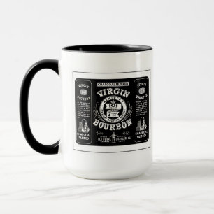 Vintage Bourbon Etikett Tasse