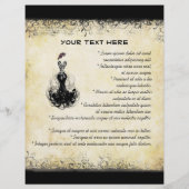 Vintage Boutique für Schwarz und Rosa Flyer (Hinten)