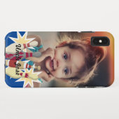 Vintage-Bowling-Foto Case-Mate iPhone Hülle (Rückseite (Horizontal))