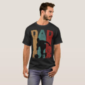 Vintage Bowling Papa Vatertag Bowling T-Shirt (Vorne ganz)