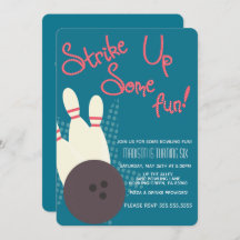 Vintage Bowling Party Geburtstagspartei