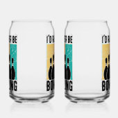 Vintage Bowling Pins Graphic Dosenglas (Links)