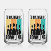 Vintage-Bowlingpins-Grafik Dosenglas (Rückseite)