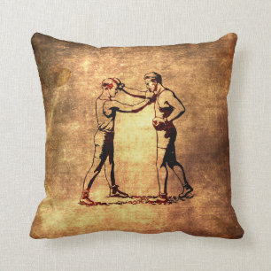 Vintage-Boxen Männer Kissen