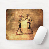 Vintage-Boxen Männer Mousepad (Mit Mouse)