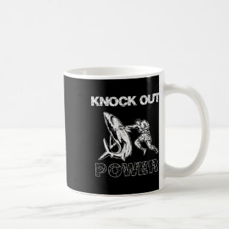 Vintage Boxer Mann Knock Out Power, Bestes Boxen K Kaffeetasse
