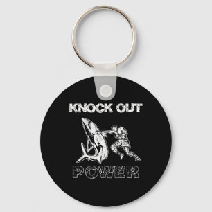Vintage Boxer Mann Knock Out Power, Bestes Boxen K Schlüsselanhänger