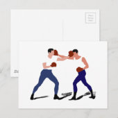 Vintage Boxgeschenke Postkarte (Vorne/Hinten)