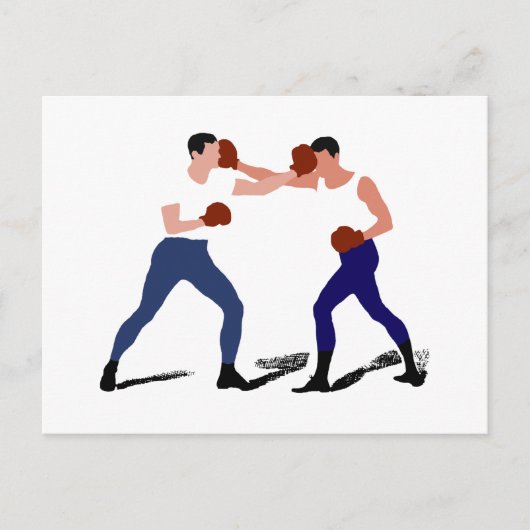 Vintage Boxgeschenke Postkarte (Vorderseite)