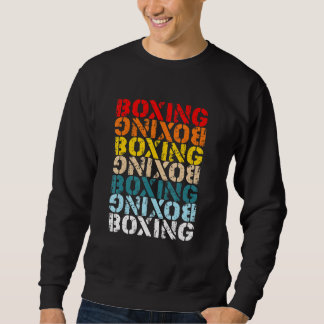 Vintage Boxing Dad Boxer Daddy Father's Day 1 Sweatshirt