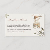 Vintage Boy Clothes Display Duscheinschlusskarte Begleitkarte (Vorderseite)