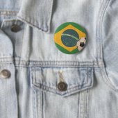 Vintage Brasilien-Flagge Button (Beispiel)